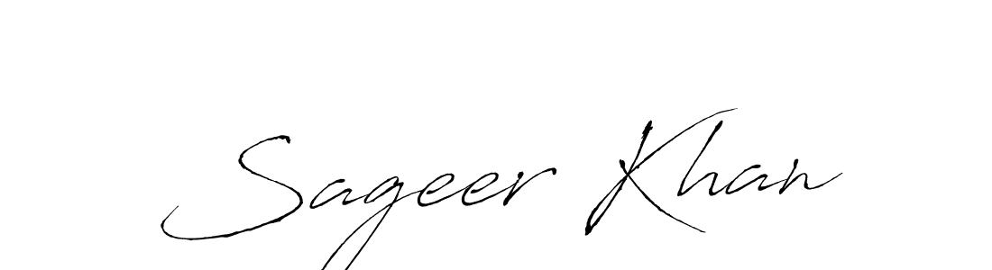 The best way (Antro_Vectra) to make a short signature is to pick only two or three words in your name. The name Sageer Khan include a total of six letters. For converting this name. Sageer Khan signature style 6 images and pictures png
