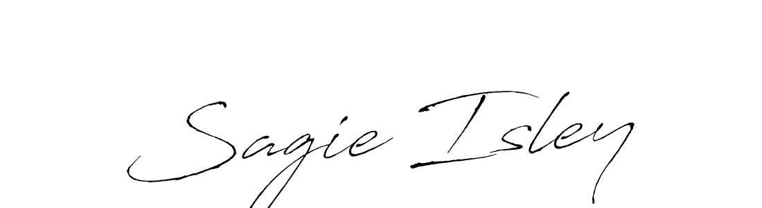 Create a beautiful signature design for name Sagie Isley. With this signature (Antro_Vectra) fonts, you can make a handwritten signature for free. Sagie Isley signature style 6 images and pictures png