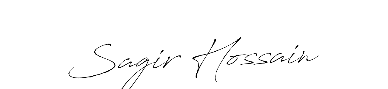 You should practise on your own different ways (Antro_Vectra) to write your name (Sagir Hossain) in signature. don't let someone else do it for you. Sagir Hossain signature style 6 images and pictures png