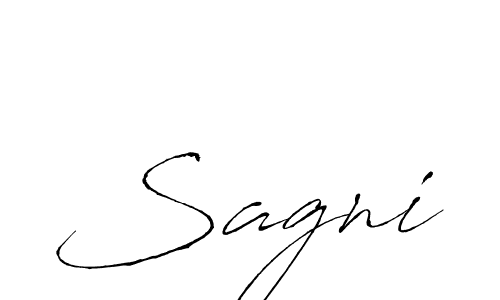 if you are searching for the best signature style for your name Sagni. so please give up your signature search. here we have designed multiple signature styles  using Antro_Vectra. Sagni signature style 6 images and pictures png