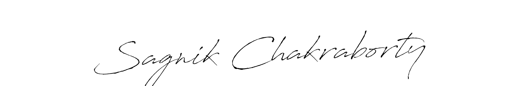 Design your own signature with our free online signature maker. With this signature software, you can create a handwritten (Antro_Vectra) signature for name Sagnik Chakraborty. Sagnik Chakraborty signature style 6 images and pictures png