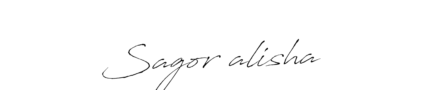 Also we have Sagor♡alisha name is the best signature style. Create professional handwritten signature collection using Antro_Vectra autograph style. Sagor♡alisha signature style 6 images and pictures png