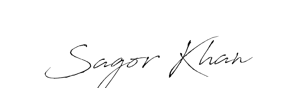 Make a beautiful signature design for name Sagor Khan. Use this online signature maker to create a handwritten signature for free. Sagor Khan signature style 6 images and pictures png