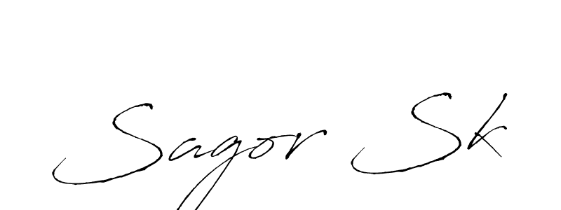 Create a beautiful signature design for name Sagor Sk. With this signature (Antro_Vectra) fonts, you can make a handwritten signature for free. Sagor Sk signature style 6 images and pictures png