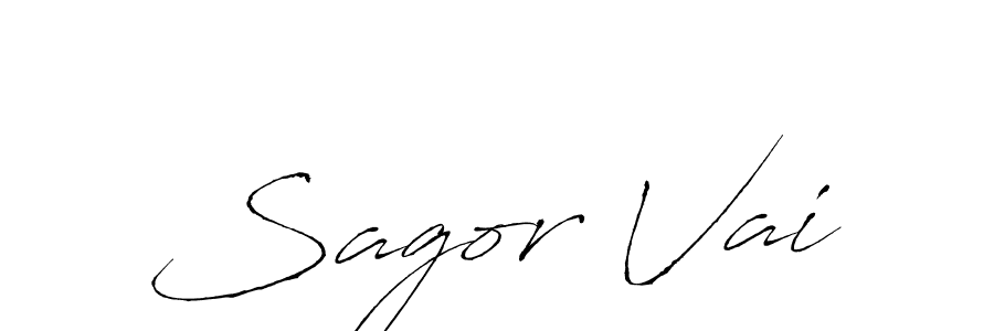 You should practise on your own different ways (Antro_Vectra) to write your name (Sagor Vai) in signature. don't let someone else do it for you. Sagor Vai signature style 6 images and pictures png