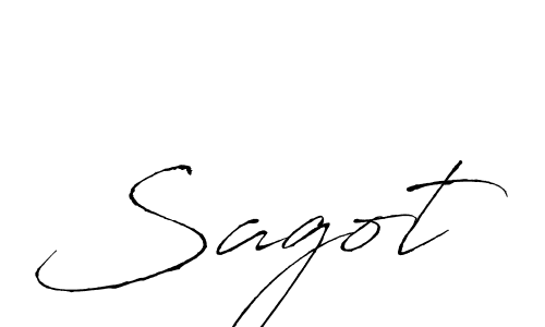 Use a signature maker to create a handwritten signature online. With this signature software, you can design (Antro_Vectra) your own signature for name Sagot. Sagot signature style 6 images and pictures png