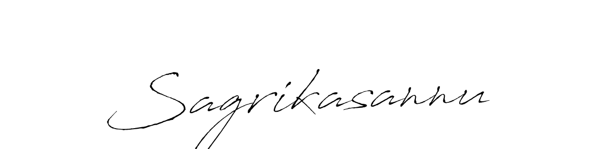 Also we have Sagrikasannu name is the best signature style. Create professional handwritten signature collection using Antro_Vectra autograph style. Sagrikasannu signature style 6 images and pictures png