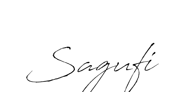 Create a beautiful signature design for name Sagufi. With this signature (Antro_Vectra) fonts, you can make a handwritten signature for free. Sagufi signature style 6 images and pictures png