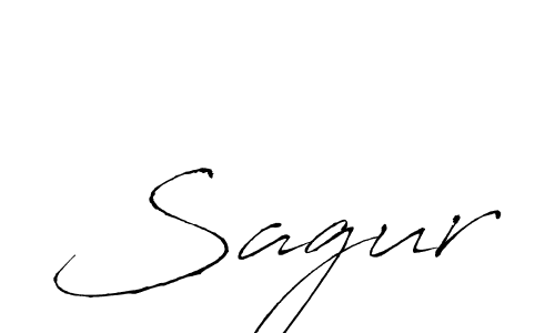 How to Draw Sagur signature style? Antro_Vectra is a latest design signature styles for name Sagur. Sagur signature style 6 images and pictures png