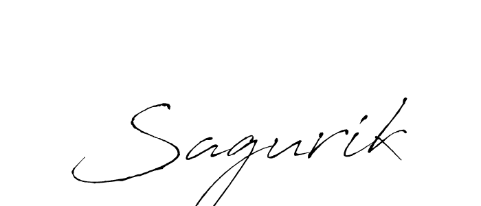 Use a signature maker to create a handwritten signature online. With this signature software, you can design (Antro_Vectra) your own signature for name Sagurik. Sagurik signature style 6 images and pictures png