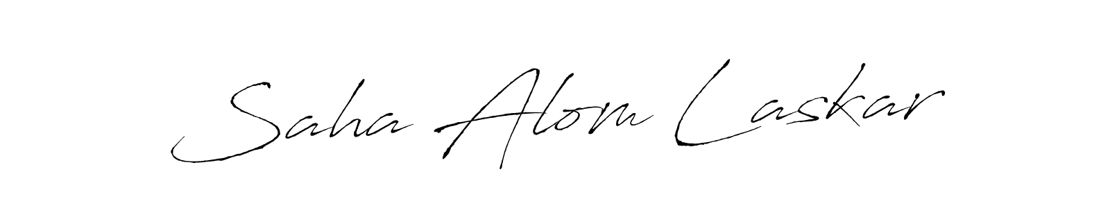 Make a short Saha Alom Laskar signature style. Manage your documents anywhere anytime using Antro_Vectra. Create and add eSignatures, submit forms, share and send files easily. Saha Alom Laskar signature style 6 images and pictures png