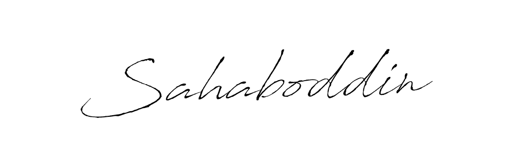 Make a beautiful signature design for name Sahaboddin. With this signature (Antro_Vectra) style, you can create a handwritten signature for free. Sahaboddin signature style 6 images and pictures png