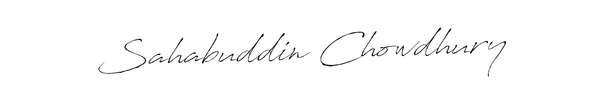 Antro_Vectra is a professional signature style that is perfect for those who want to add a touch of class to their signature. It is also a great choice for those who want to make their signature more unique. Get Sahabuddin Chowdhury name to fancy signature for free. Sahabuddin Chowdhury signature style 6 images and pictures png