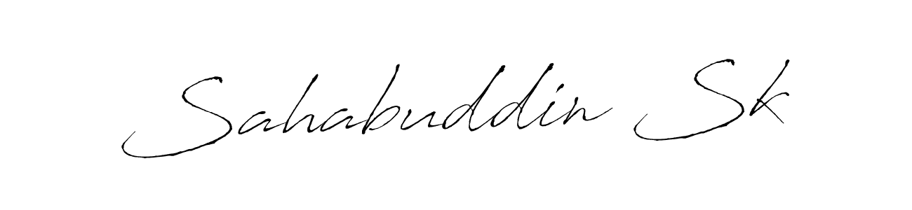 How to make Sahabuddin Sk signature? Antro_Vectra is a professional autograph style. Create handwritten signature for Sahabuddin Sk name. Sahabuddin Sk signature style 6 images and pictures png