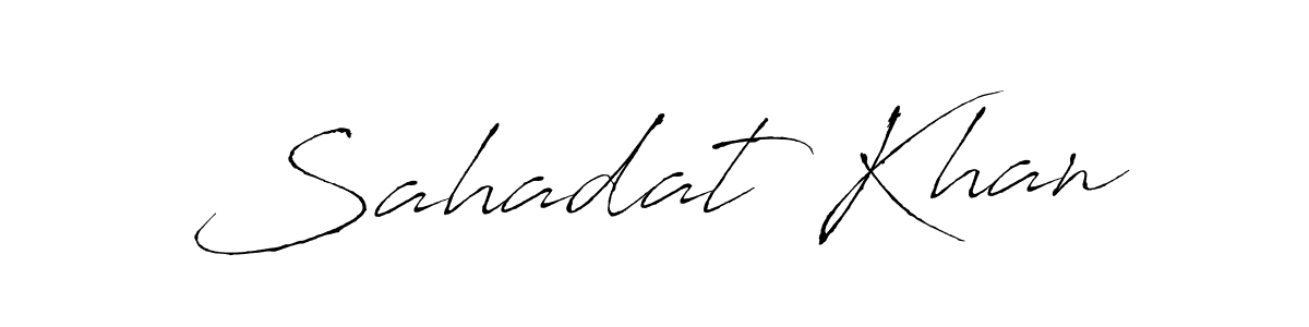 Also You can easily find your signature by using the search form. We will create Sahadat Khan name handwritten signature images for you free of cost using Antro_Vectra sign style. Sahadat Khan signature style 6 images and pictures png