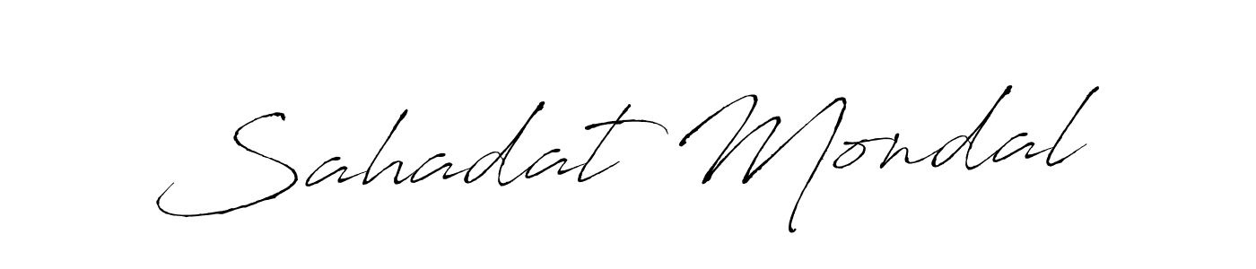 You can use this online signature creator to create a handwritten signature for the name Sahadat Mondal. This is the best online autograph maker. Sahadat Mondal signature style 6 images and pictures png