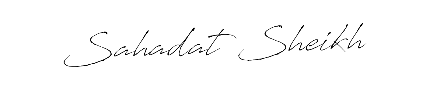 Also You can easily find your signature by using the search form. We will create Sahadat Sheikh name handwritten signature images for you free of cost using Antro_Vectra sign style. Sahadat Sheikh signature style 6 images and pictures png
