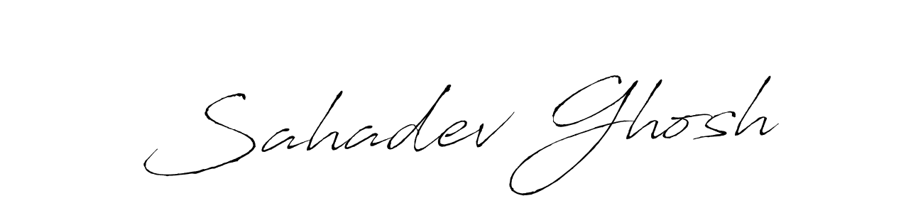 You can use this online signature creator to create a handwritten signature for the name Sahadev Ghosh. This is the best online autograph maker. Sahadev Ghosh signature style 6 images and pictures png