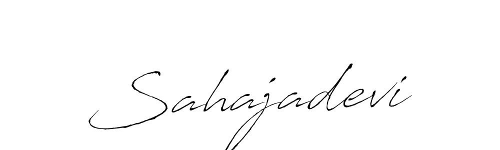 Once you've used our free online signature maker to create your best signature Antro_Vectra style, it's time to enjoy all of the benefits that Sahajadevi name signing documents. Sahajadevi signature style 6 images and pictures png