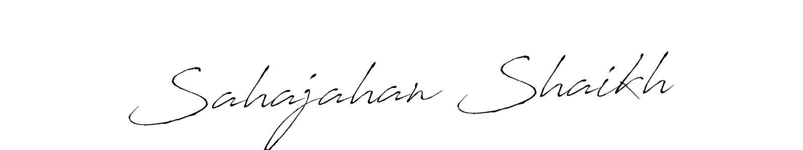 How to make Sahajahan Shaikh signature? Antro_Vectra is a professional autograph style. Create handwritten signature for Sahajahan Shaikh name. Sahajahan Shaikh signature style 6 images and pictures png