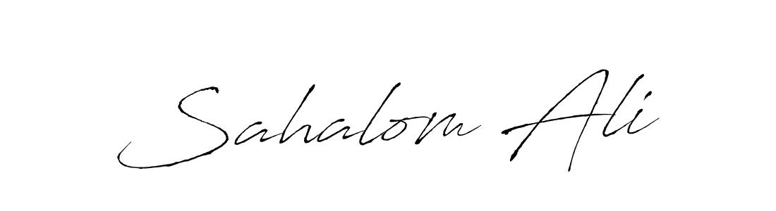 The best way (Antro_Vectra) to make a short signature is to pick only two or three words in your name. The name Sahalom Ali include a total of six letters. For converting this name. Sahalom Ali signature style 6 images and pictures png