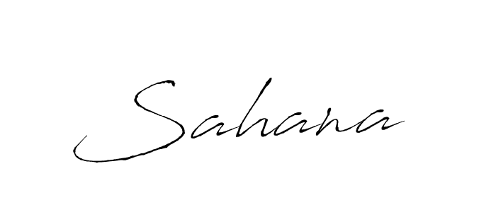 Use a signature maker to create a handwritten signature online. With this signature software, you can design (Antro_Vectra) your own signature for name Sahana . Sahana  signature style 6 images and pictures png