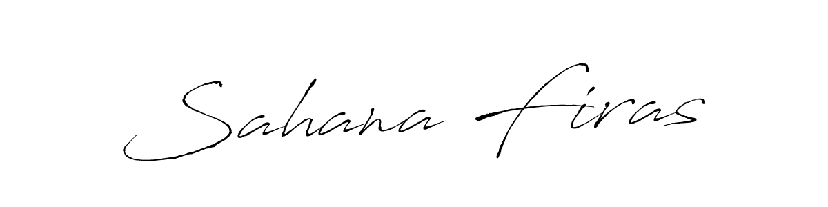 You should practise on your own different ways (Antro_Vectra) to write your name (Sahana Firas) in signature. don't let someone else do it for you. Sahana Firas signature style 6 images and pictures png