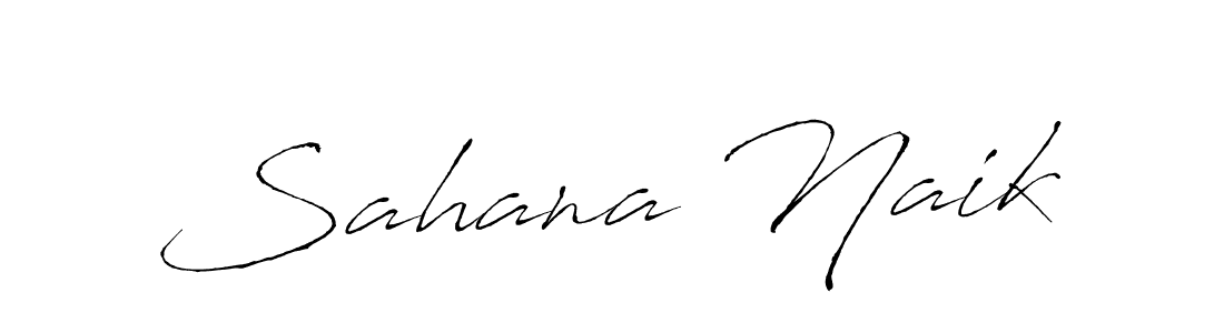 Also we have Sahana Naik name is the best signature style. Create professional handwritten signature collection using Antro_Vectra autograph style. Sahana Naik signature style 6 images and pictures png
