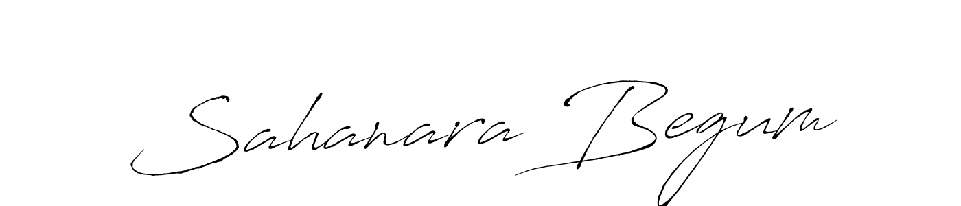Sahanara Begum stylish signature style. Best Handwritten Sign (Antro_Vectra) for my name. Handwritten Signature Collection Ideas for my name Sahanara Begum. Sahanara Begum signature style 6 images and pictures png