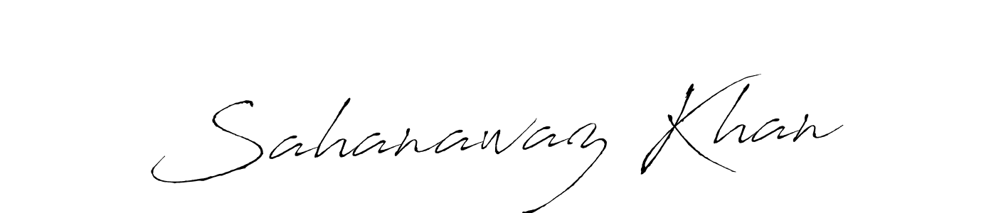 Use a signature maker to create a handwritten signature online. With this signature software, you can design (Antro_Vectra) your own signature for name Sahanawaz Khan. Sahanawaz Khan signature style 6 images and pictures png