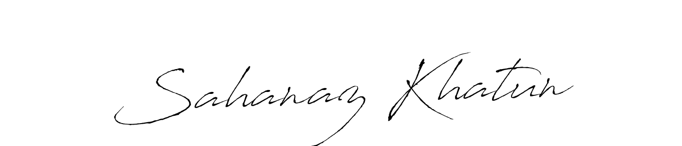 Make a beautiful signature design for name Sahanaz Khatun. Use this online signature maker to create a handwritten signature for free. Sahanaz Khatun signature style 6 images and pictures png