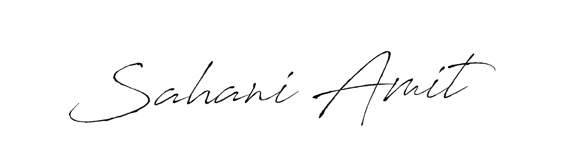 Also we have Sahani Amit name is the best signature style. Create professional handwritten signature collection using Antro_Vectra autograph style. Sahani Amit signature style 6 images and pictures png