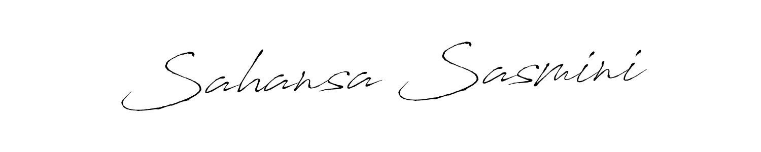 Similarly Antro_Vectra is the best handwritten signature design. Signature creator online .You can use it as an online autograph creator for name Sahansa Sasmini. Sahansa Sasmini signature style 6 images and pictures png