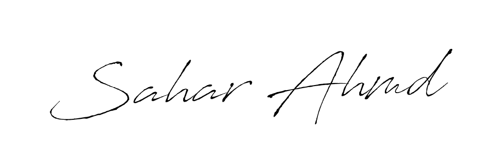 Use a signature maker to create a handwritten signature online. With this signature software, you can design (Antro_Vectra) your own signature for name Sahar Ahmd. Sahar Ahmd signature style 6 images and pictures png