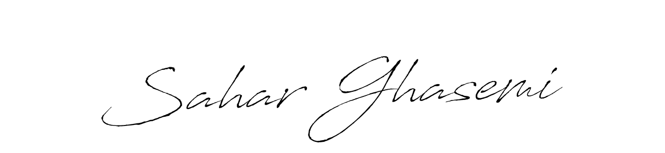 Also we have Sahar Ghasemi name is the best signature style. Create professional handwritten signature collection using Antro_Vectra autograph style. Sahar Ghasemi signature style 6 images and pictures png