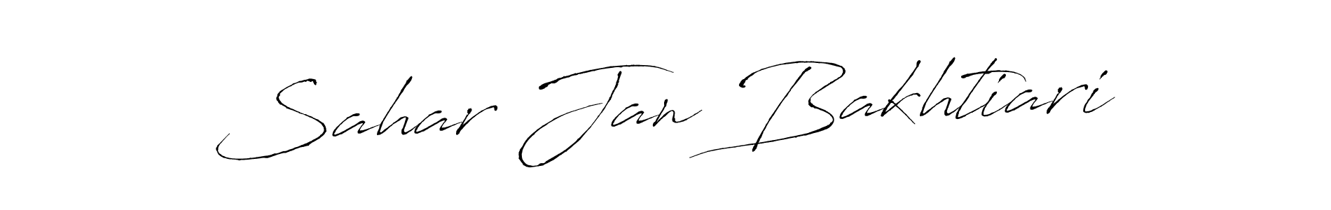 Make a beautiful signature design for name Sahar Jan Bakhtiari. Use this online signature maker to create a handwritten signature for free. Sahar Jan Bakhtiari signature style 6 images and pictures png