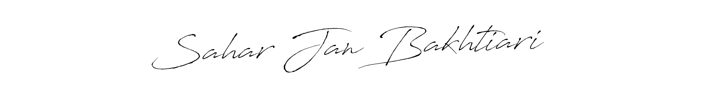 Sahar Jan Bakhtiari ❤ stylish signature style. Best Handwritten Sign (Antro_Vectra) for my name. Handwritten Signature Collection Ideas for my name Sahar Jan Bakhtiari ❤. Sahar Jan Bakhtiari ❤ signature style 6 images and pictures png