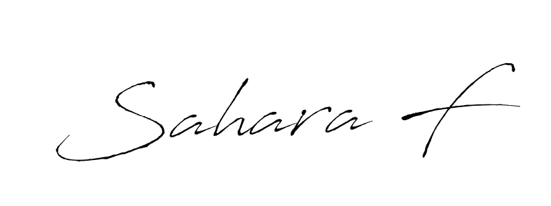 Design your own signature with our free online signature maker. With this signature software, you can create a handwritten (Antro_Vectra) signature for name Sahara F. Sahara F signature style 6 images and pictures png