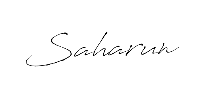 You should practise on your own different ways (Antro_Vectra) to write your name (Saharun) in signature. don't let someone else do it for you. Saharun signature style 6 images and pictures png