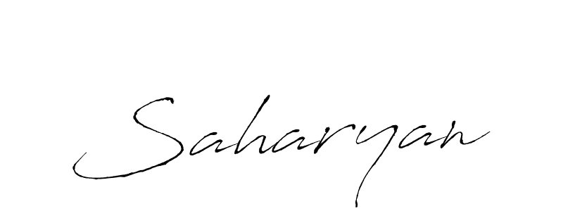 Create a beautiful signature design for name Saharyan. With this signature (Antro_Vectra) fonts, you can make a handwritten signature for free. Saharyan signature style 6 images and pictures png