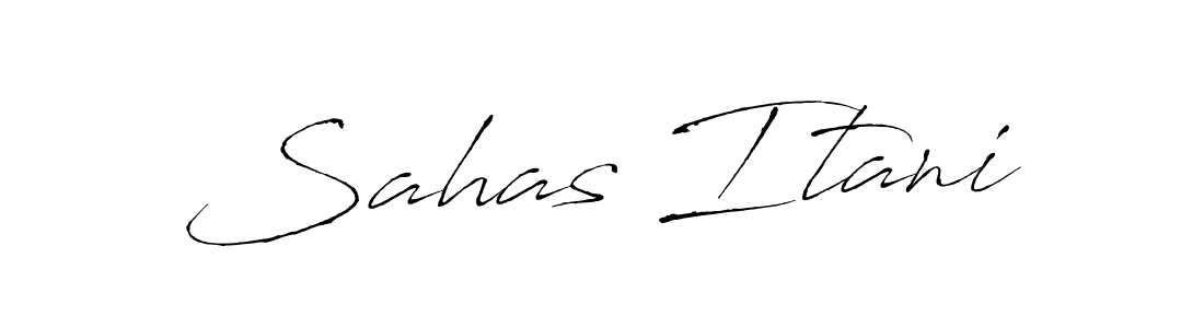 Make a beautiful signature design for name Sahas Itani. Use this online signature maker to create a handwritten signature for free. Sahas Itani signature style 6 images and pictures png