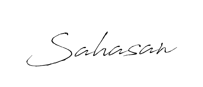 The best way (Antro_Vectra) to make a short signature is to pick only two or three words in your name. The name Sahasan include a total of six letters. For converting this name. Sahasan signature style 6 images and pictures png