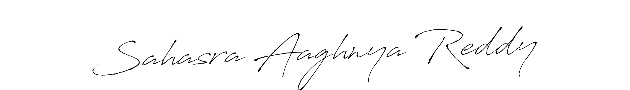 Use a signature maker to create a handwritten signature online. With this signature software, you can design (Antro_Vectra) your own signature for name Sahasra Aaghnya Reddy. Sahasra Aaghnya Reddy signature style 6 images and pictures png