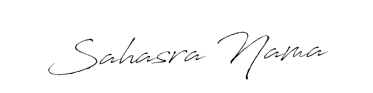 Once you've used our free online signature maker to create your best signature Antro_Vectra style, it's time to enjoy all of the benefits that Sahasra Nama name signing documents. Sahasra Nama signature style 6 images and pictures png