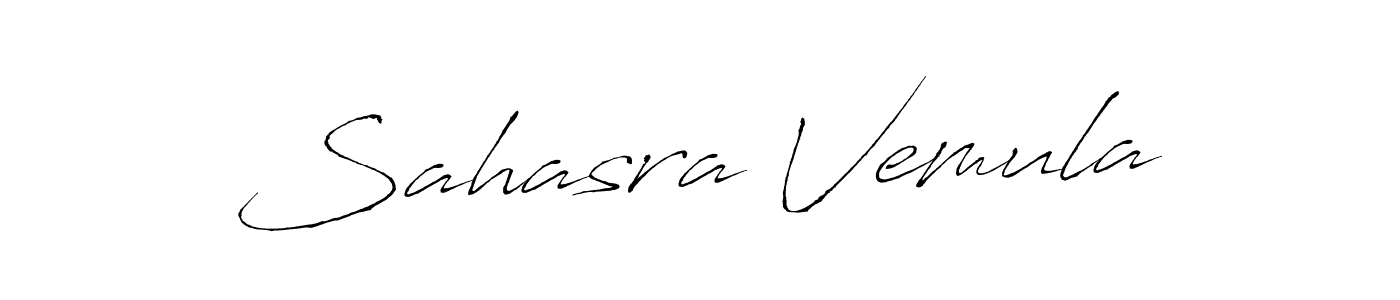 Once you've used our free online signature maker to create your best signature Antro_Vectra style, it's time to enjoy all of the benefits that Sahasra Vemula name signing documents. Sahasra Vemula signature style 6 images and pictures png