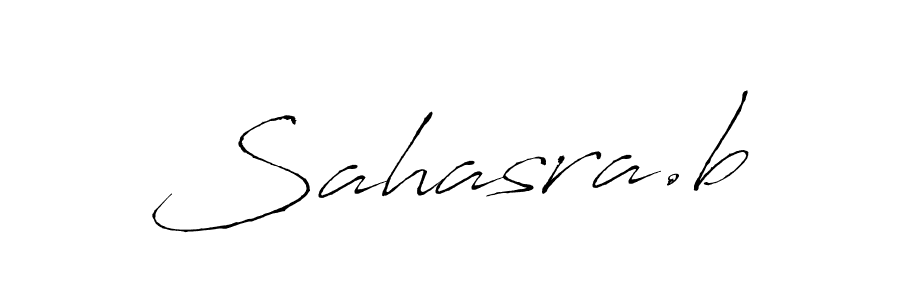The best way (Antro_Vectra) to make a short signature is to pick only two or three words in your name. The name Sahasra.b include a total of six letters. For converting this name. Sahasra.b signature style 6 images and pictures png