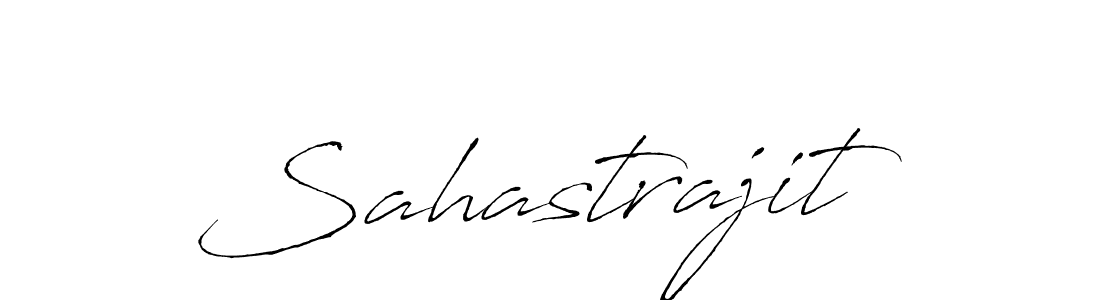 Use a signature maker to create a handwritten signature online. With this signature software, you can design (Antro_Vectra) your own signature for name Sahastrajit. Sahastrajit signature style 6 images and pictures png