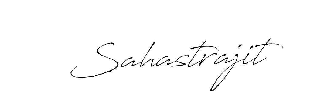How to make Sahastrajit name signature. Use Antro_Vectra style for creating short signs online. This is the latest handwritten sign. Sahastrajit signature style 6 images and pictures png