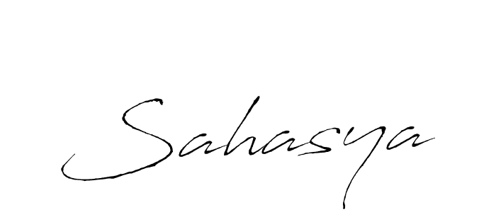 Also we have Sahasya name is the best signature style. Create professional handwritten signature collection using Antro_Vectra autograph style. Sahasya signature style 6 images and pictures png