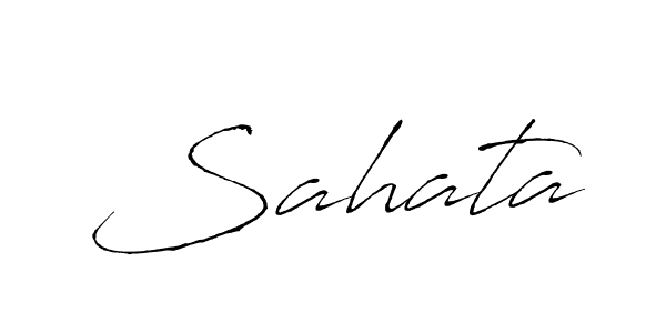 Also we have Sahata name is the best signature style. Create professional handwritten signature collection using Antro_Vectra autograph style. Sahata signature style 6 images and pictures png